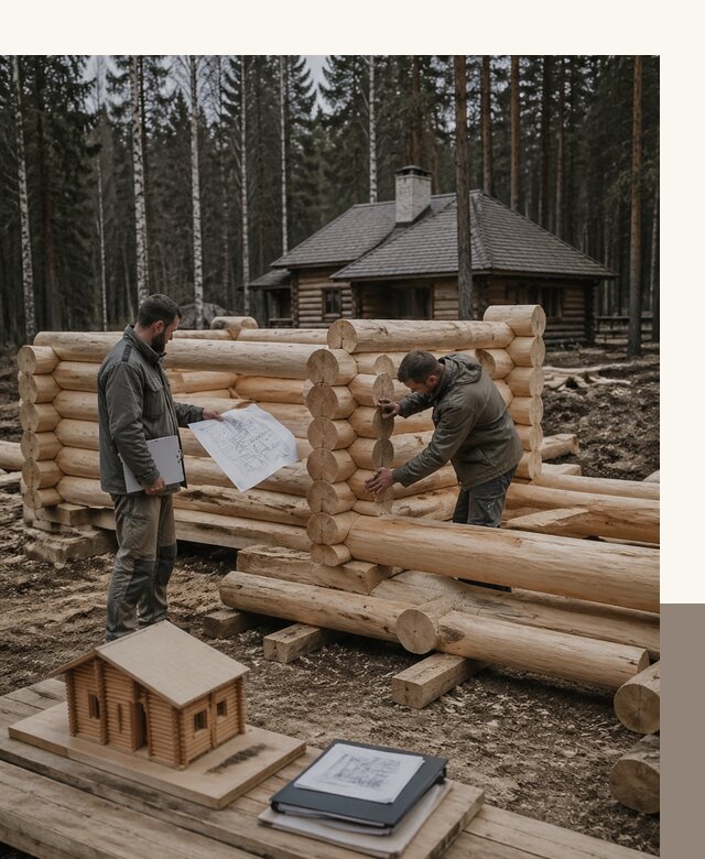 Проектирование и строительство домов из бревна в Саранске